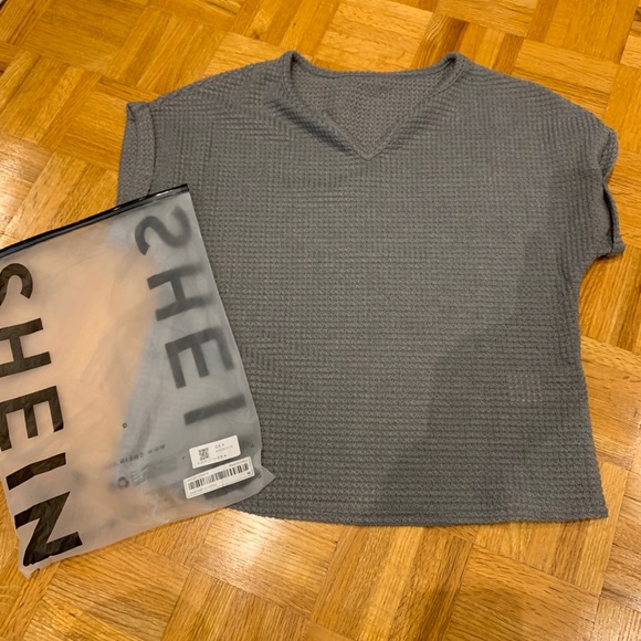 Shein brand new Grey Top - Picture 1 of 4